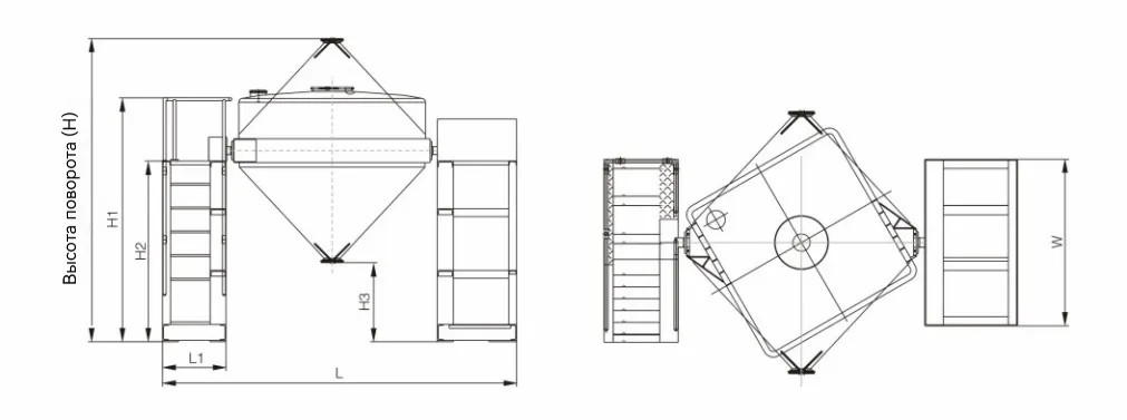 Квадратно-конический смеситель111