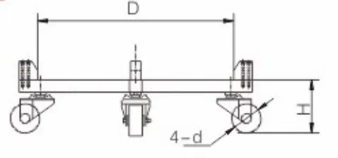 Крестообразная тележка111