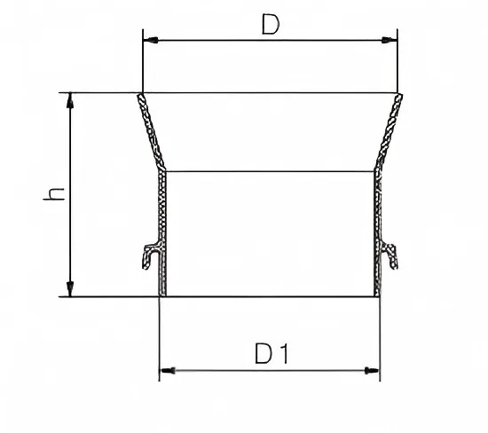 Силиконовый соединительный рукав111